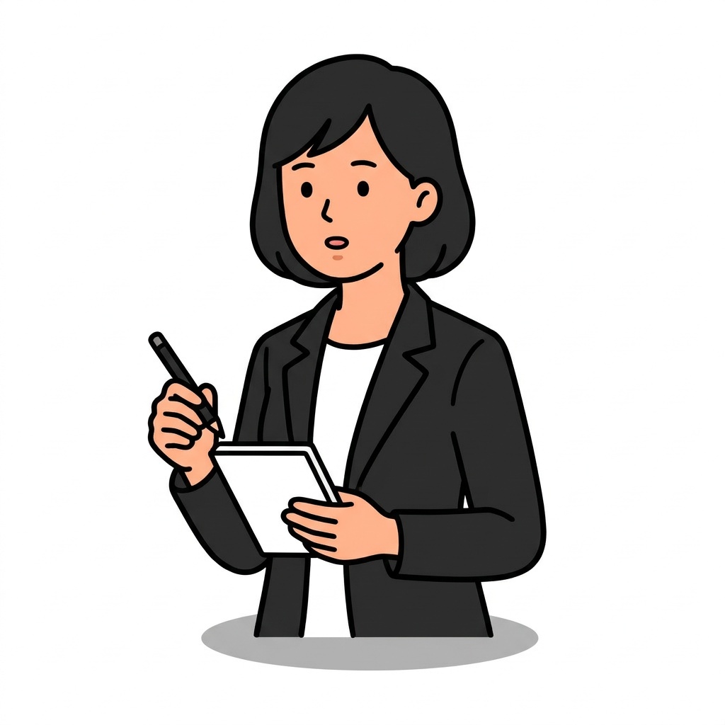面談日を決めて事前資料をお送りください